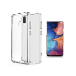 Silicone Hard Corners Case For Samsung Galaxy A20e Transparent Silicone Hard Corners Case For Samsung Galaxy A20e Transparent